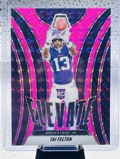 TAI FELTON - 2025 Panini Mosaic Football Elevate #5 Pink Fluorescent - VIKINGS