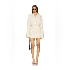 NWT Lovers & Friends Florence Mini Dress Light Khaki Size XS