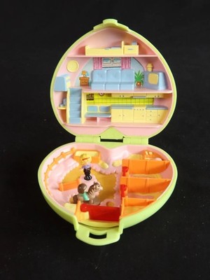 Polly Pocket Polly's Pony Club Compact, komplett Bluebird 1989
