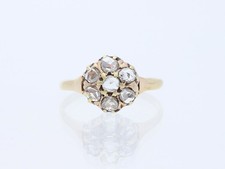 Top price ring with 0.40 ct. brilliant-cut diamonds, 585 gold (14 karat)....