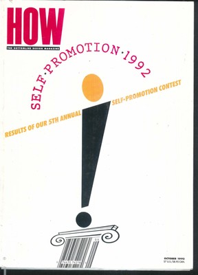 HOW 5th Self-Promotion Competition DuPuis Design PageMaker + 10 1992