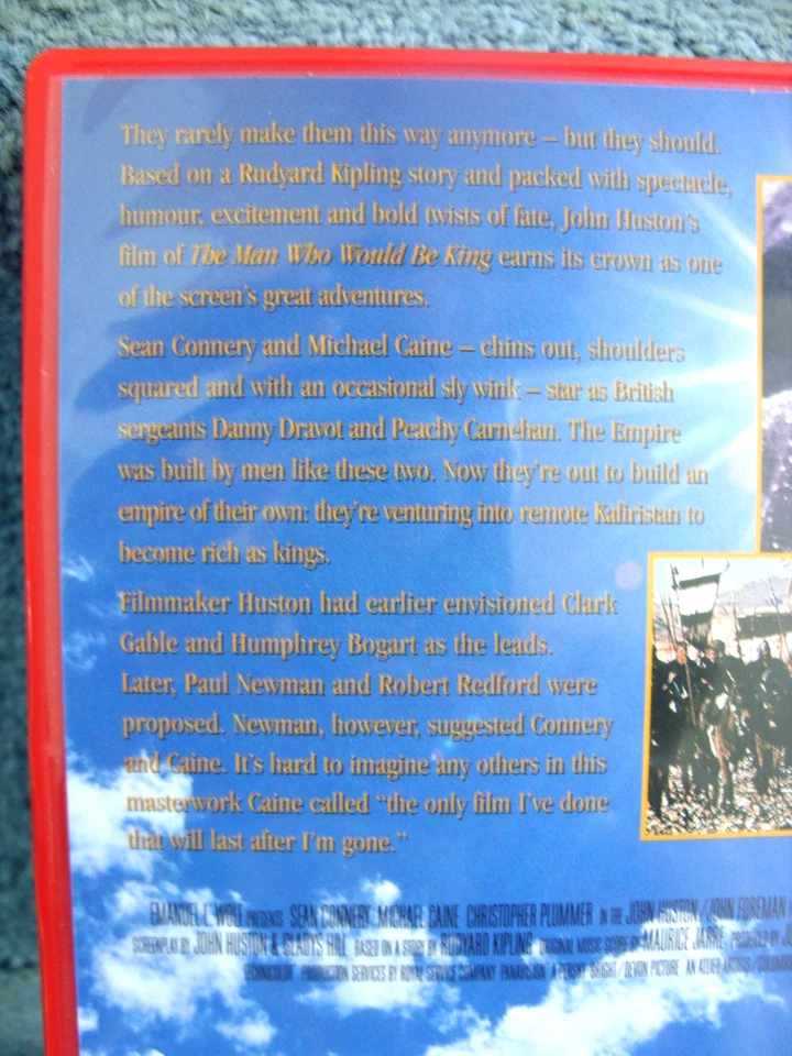 Man Who Would Be King (DVDR2) 1975 Sean Connery 124mins (BARGAIN) - Image 3 of 4