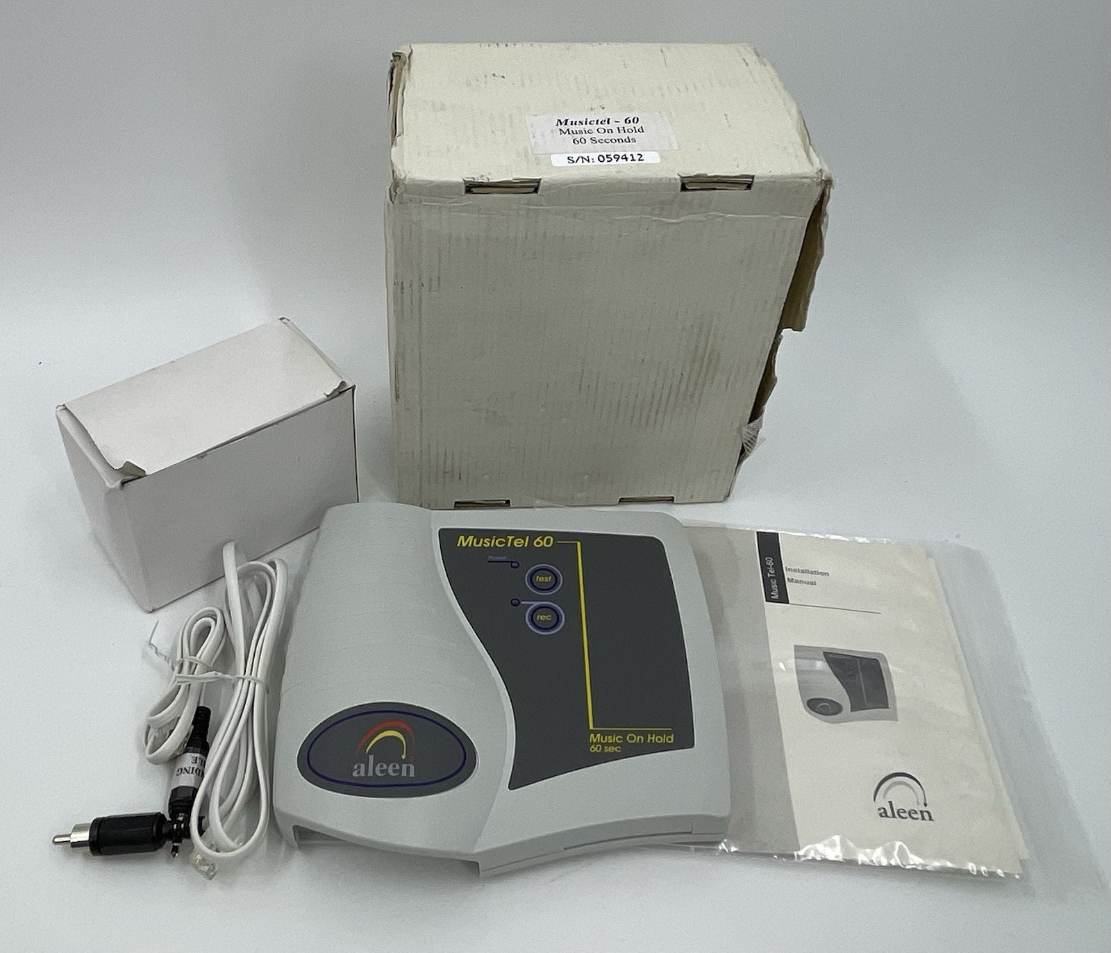 Aleen ITS Telecom MusicTel-60 On Hold Music Answering System PN: I00004101 NIB