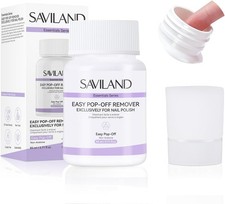 SAVILAND Nail Polish Remover 80ml: Quick & Easy Pop-Off Fingernail Polish Remov
