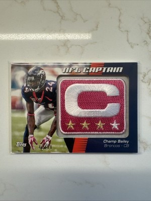 2012 Topps - Nfl Captain's Patch Champ Bailey #NCP-CB BCA Pink 42/99