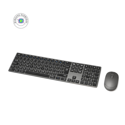 Amazon Basics Wiederaufladbare Kabellose Maus - Ultra Slim, Leise Full Size...