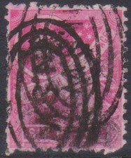 (F394-65) 1888 NSW 6d red QVIC stamp (BO)