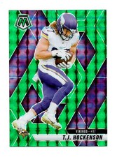 T.J. Hockenson 2025 Panini Mosaic Green Mosaic Prizm #117 Minnesota Twins