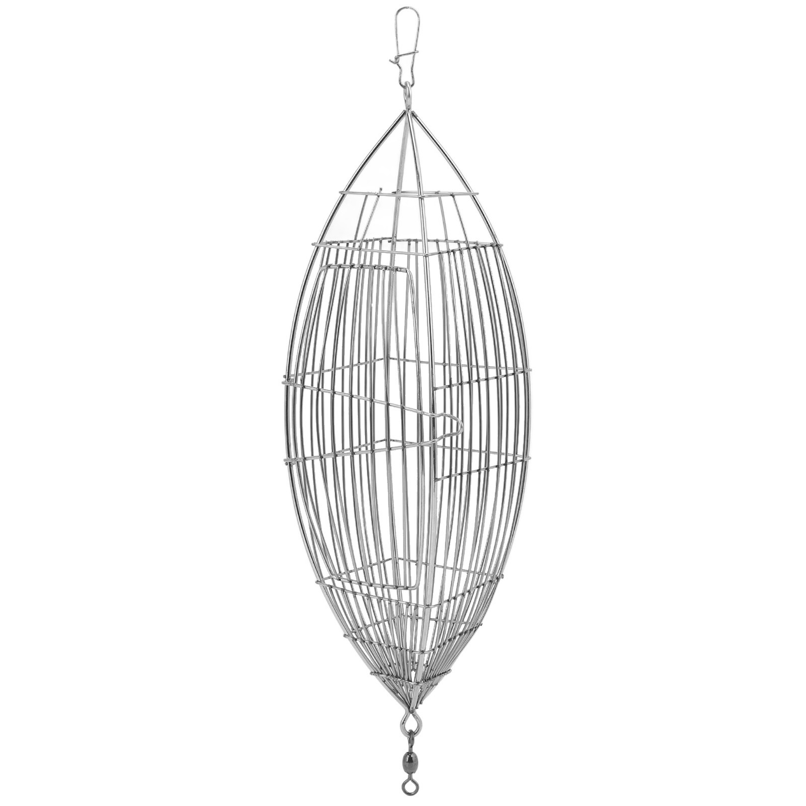 Fishing Bait Cage Stainless Steel Lure Cage Carp Fishing Trap Basket Feeder