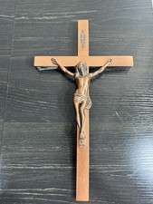 Vintage Dixline Crucifix Wall Cross INRI Jesus Catholic Made in USA 13โ