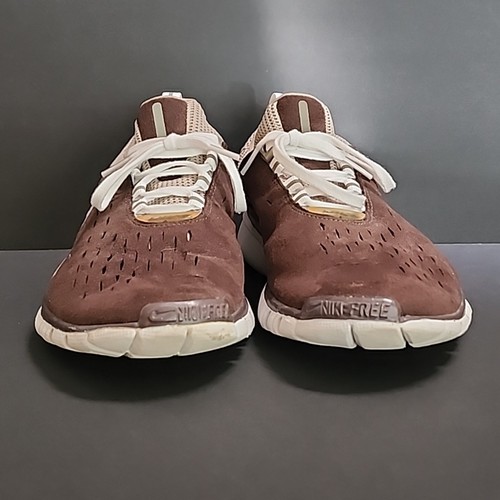 Scarpe da ginnastica Nike da donna taglia 9 EU 40,5 Run Free 308975-201 marrone usate in ottime condizioni - Foto 9 di 12