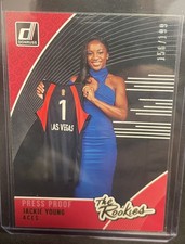 2018-19 WNBA Panini Donruss Jackie Young The Rookies Press Proof # 156/199