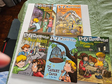 LOT (5) A TO Z PAPERBACK MYSTERIES ASSORTED TITLES BY RON ROY