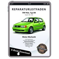 VW Polo 3 6N (94-02) 1,4L Benzinmotor 75-100 PS Mechanik Reparaturanleitung PDF