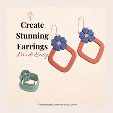 Anthi Floral Polymer Clay Cutter | 3D Printed Clay Tool | IrisCrafts7 UK