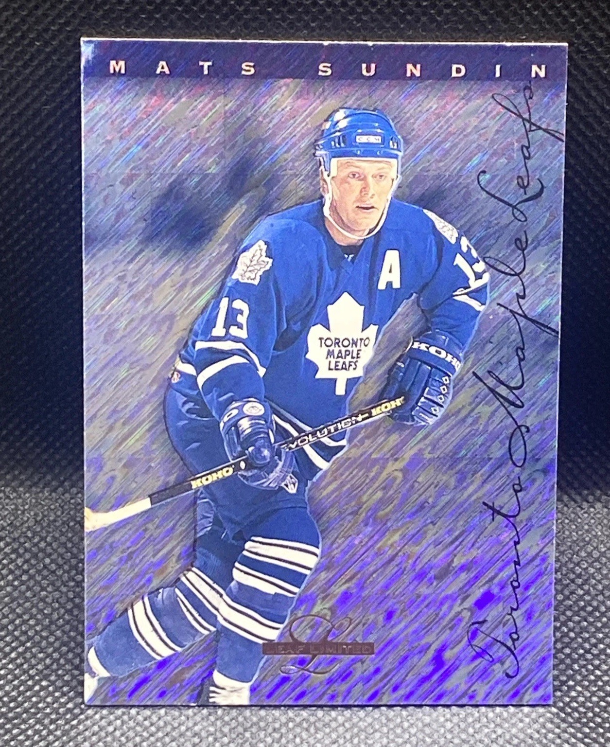1995-96 Leaf Limited #120 Mats Sundin Toronto Maple Leafs