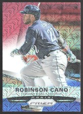 Robinson Cano 2015 Panini Prizm Red/White/Blue Mojo Prizms #132 Seattle Mariners