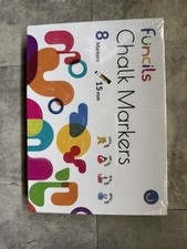 10 Bright Colored Liquid Chalk Markers for Chalkboard Signs, Blackboard Windows