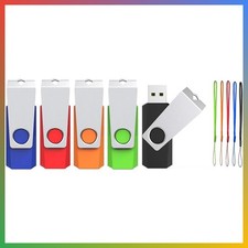 USB Flash Drive 16GB Memory Stick Thumb Drive 5 Pack Portable Data Storage