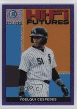2022 Bowman Hi-Fi Futures Mega Box Purple Mojo Refractor Yoelqui Cespedes 00gy