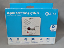 AT T 1740 Digital Answering System With Time and Day Stamp - White