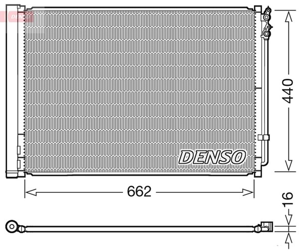 Denso Kondensator Klimaanlage DCN05032 FüR F12 F10 F11 F13 Bmw F01 F02 F06 F07-image