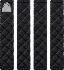 Seat Belt Pads 4 Pack Extra Long Soft Comfort Shoulder Strap Covers