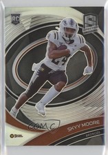 2022 Panini Chronicles Draft Picks Spectra Skyy Moore #6 00jz