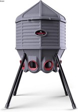 Poultry Feeder - 80 lb Capacity - Adjustable Height - UV Stable - NEW
