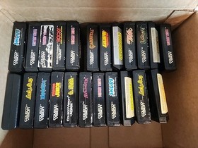 ColecoVision Game Lot Q*bert Smurf Venture Donkey Kong Space Panic Untested