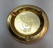 Vintage Burger King Metal Ashtray Fast Food Restaurant Advertising Tin 3.5 Inch