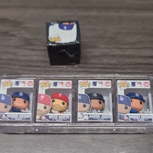 Funko Bitty Pop! MLB 3 Shohei Ohtani, Bryce Harper, Aaron Judge Mini Figures Set