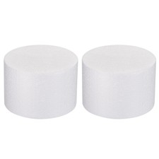 Manichino per torta rotondo in schiuma 4 pollici x 6 pollici cerchio set torta manichino per matrimonio confezione da 2