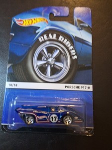 【Hot Wheels】限定 Porsche 917 Real Riders German Racers PORSCHE 917 LH ☆blue;green;real riders☆Hot Wheels