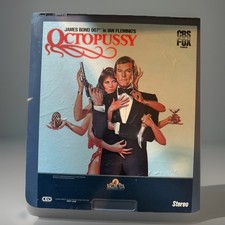 VTG James Bond Octopussy RCA SelectaVision CED Videodisc Part One Roger MOORE