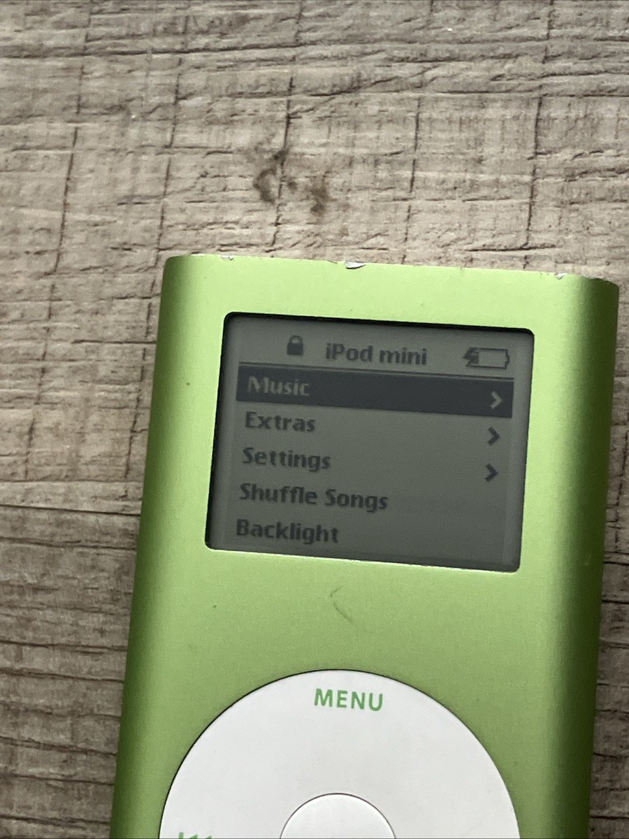 Apple iPod Mini 2nd Gen 4GB Green , M9806LL Model A1051 - Tested