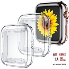 for Apple Watch Case 40mm 40mm series 6 5 4 Se Bright Clear/Clear/Clear