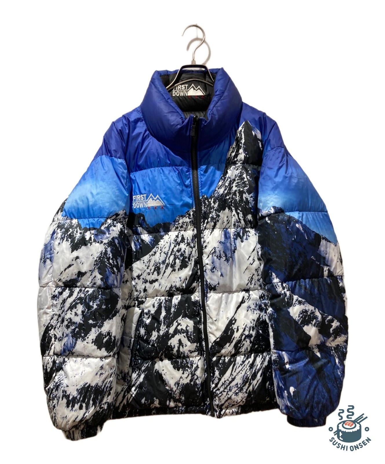 FIRST DOWN Printed reversible down jacket Size: L… - image 1