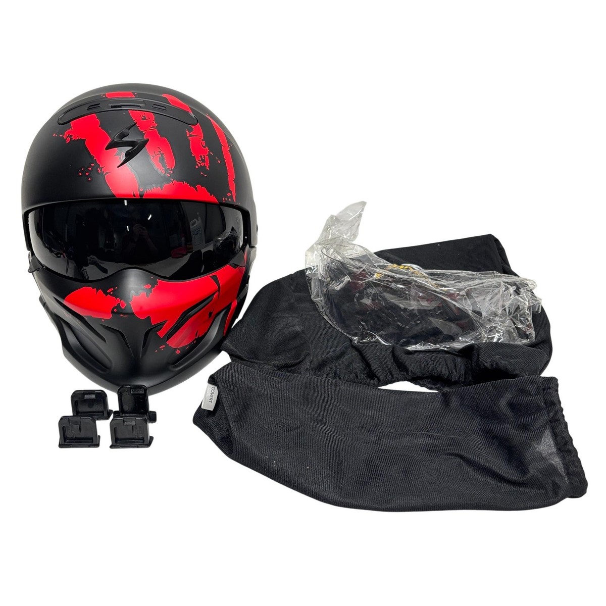 Scorpion EXO Covert Uruk 3-in-1 Motorcycle Helmet - Size Medium | eBay