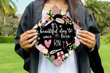 Custom name Nurse Graduation Cap Topper Nurse Class of 2026 Decoration Gift