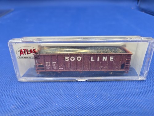 Tolva de 3 bahías Atlas 32863 Soo Line escala N con carga 60228 | Zustand: New