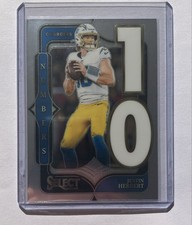 2024 Panini Select - Select Numbers Justin Herbert #17