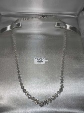 14k White Gold 3-Carat Diamond Necklace