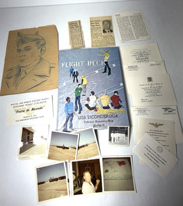 Flight Deck Book USS Ticonderoga (CV-14) 1973 Primary Recovery Ship Skylab II