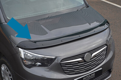 Rigid Bonnet Protector Bug Guard Wind Deflector To Fit Citroen Berlingo (2019