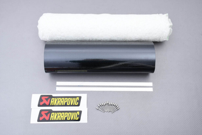 Enveloppe carbone Akrapovic P-RK75CL45 pour échappement moto premium
