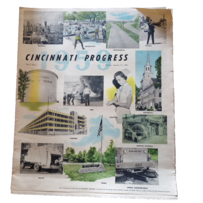 Cincinnati Progress Hamilton County News Annual January 31st 1960 Vol. 7 No. 1