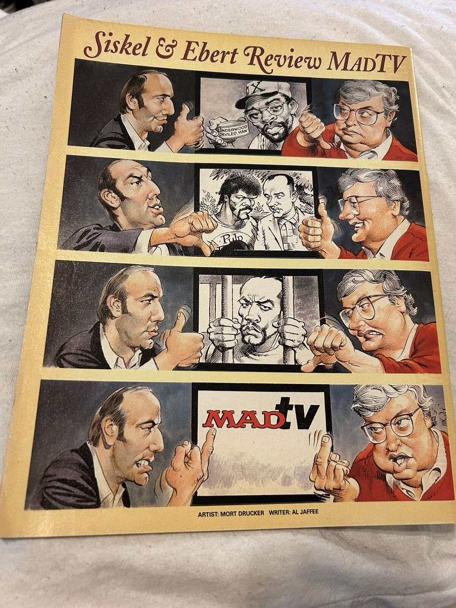 Vintage 1995 Mad Magazine Telezine Companion to The New Fox Late