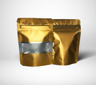Gold Mylar Bags 3.5g Smell Proof Packaging 9cm x 13cm