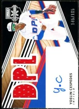 Cespedes 2020 Elite Extra Edition Dominican Pros League Material Signatures #yc 